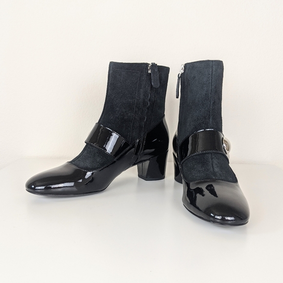 Marc Jacobs Margaux Cabochon Patent Ankle Boot - Picture 2 of 6